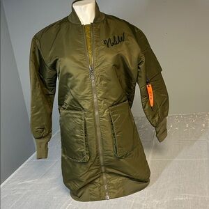 Nike Dark Green Bomber Jacket like new